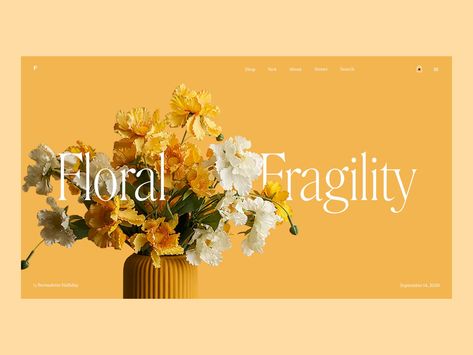 Floral Decor Ecommerce Website by tubik on Dribbble Interior Design Logo Inspiration, Floral Website, Florist Website, Beautiful Web Design, Web Design Logo, Inspiration Logo Design, Homepage Design, Ecommerce Website Design, Website Design Layout