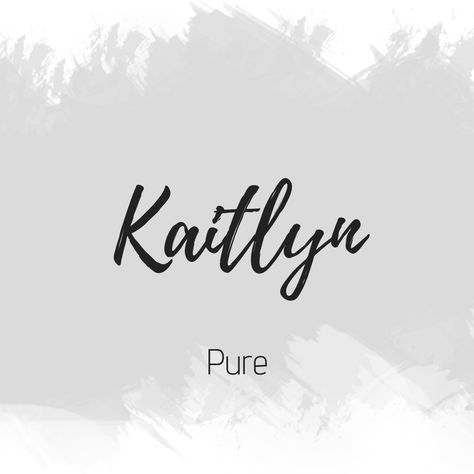 Kaitlyn Kate Name Meaning, Kaitlyn Aesthetic, Kaitlyn Core, Wolf Oc, Female Character Names, Rare Baby Names, Character Prompts, Unique Girl Names, Meaningful Names