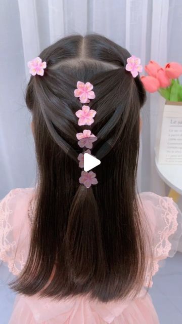 Rk style on Instagram: "Hairstyle video" Hairstyle Video, Quick Hairstyles For School, Easy Hairstyles For Kids, Long Frock Designs, Small Girl, Easy Hairstyle, Simple Girl, Quick Hairstyles, Hairstyles For School