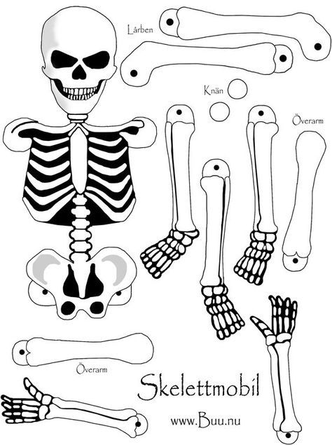 Halloween Vintage Crafts, articulated paper doll Halloween Skeleton Kids Halloween Games, Google Halloween, Skeleton Puppet, Halloween Puzzles, Love Ideas, Halloween Games For Kids, Halloween 4, Green Travel, Halloween 2