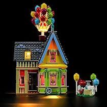 Disney Up House, Lego Halloween, 3d Jigsaw Puzzles, Model Display, Cat Light, Friends Central Perk, Disney Up, Up House, 3d Puzzles