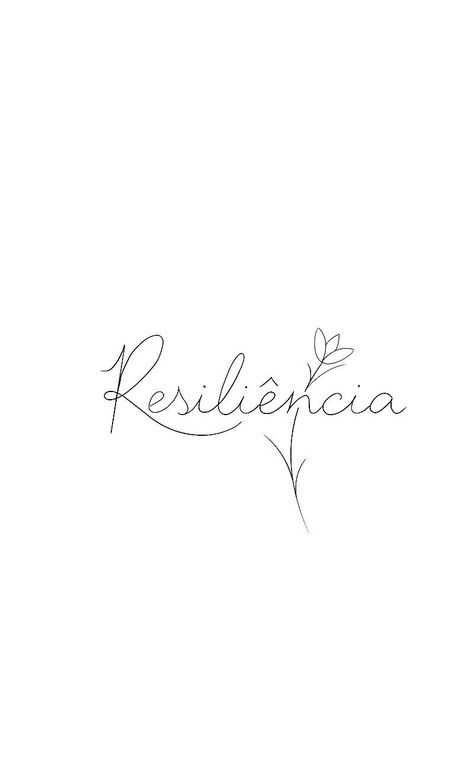 Resilience Tattoo, Spanish Tattoos, Writing Tattoos, Petite Tattoos, Tattoo Script, Discreet Tattoos, Dainty Tattoos, Girly Tattoos, Subtle Tattoos