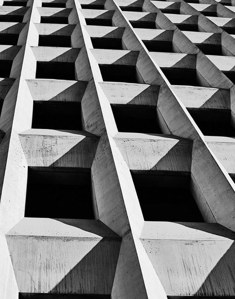 Adrian Gaut, Geometric Photography, Architecture Photography Buildings, Architectural Structure, Landscape And Urbanism Architecture, Brutalism Architecture, Building Photography, Geometric Architecture, Ancient Greek Architecture