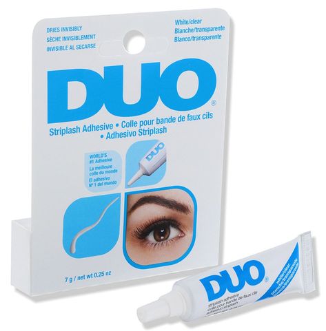 DUO Strip Lash Adhesive White/Clear for strip false eyelash 0.25 oz >>> You can get additional details at the image link. (Note:Amazon affiliate link) Duo Eyelash Glue, Sugarpill Cosmetics, Ardell Lashes, Faux Lashes, Lash Adhesive, Individual Lashes, White Glue, Eyelash Glue, James Charles