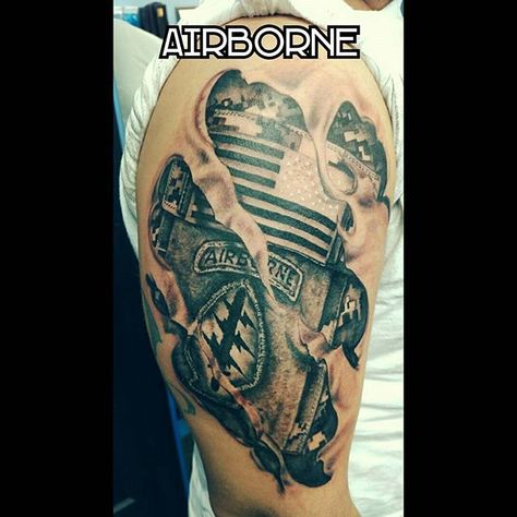 Rangers Tattoo, Ranger Tattoo, Airborne Ranger, Army Airborne, Us Army Rangers, Reaper Tattoo, Military Tattoos, C Tattoo, Religious Tattoo