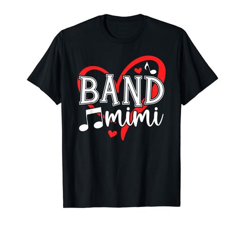 PRICES MAY VARY. Cute idea on Mother's Day for a proud marching band Mimi, whose grandson or granddaughter is a marching band member. Great for a marching band Mimi grandma or a marching band member Mimi, who loves to support her favorite marching band member. Lightweight, Classic fit, Double-needle sleeve and bottom hem Mimi Grandma, Marching Band, Casual Shirts For Men, Branded T Shirts, Mother's Day, Top Styles, Mens Jewelry, Fashion Branding, Graphic Tees