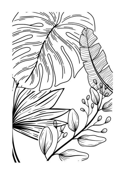 Crazy plant lady/ adult coloring book / plant coloring book/ plant drawing/ digital download Coloring pages for kids #coloringpagesforkids Coloring page for kids #coloringpageforkids Kids coloring page #kidscoloringpage 2.685 Plant Colouring Pages, Easy Plants Drawing, Natural Design Drawing, Nature Colouring Pages, Fine Line Art Drawings, Coloring Pages Plants, How To Do Drawing, Plant Coloring Pages, Plants Drawings