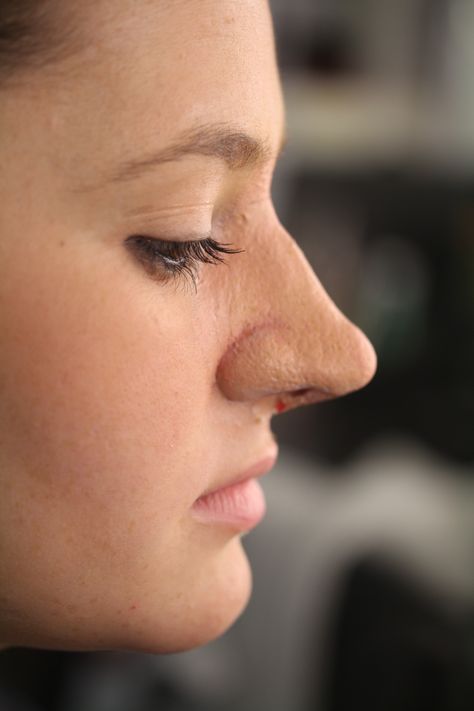 Fake nose - Prosthetics Fake Piercings Diy, Nose Prosthetic, Nose Model, Makeup Prosthetics, Makeup Nose, Bluce Lee, Fake Nose Ring, Pretty Nose, Nose Makeup