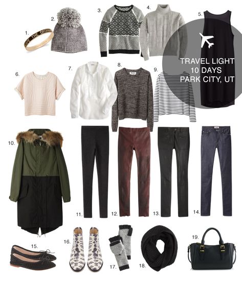 Park City Packing List - Sundance Park City Utah Winter, Cashmere Leggings, Packing Guide, Winter Packing, Wardrobe Planning, Travel Wear, Photography Beach, Park City Utah, Skiing Outfit