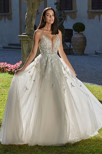 Demetrios Bridal, French Chateau Wedding, Evening Dress Collection, Chateau Wedding, Aline Skirt, Gown Wedding Dress, Bridal Collection, A Line Skirt, Star Fashion