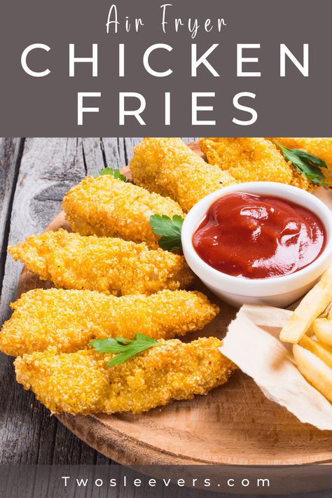 Canned Chicken Fries, Fries Chicken Tenders, Chicken Fries In The Air Fryer, Low Carb Chicken Fries, Keto Chicken Fries, Cheese Fries With Chicken, Chicken Fries Recipe, Keto Chicken Fries With Canned Chicken, Copycat Burger King