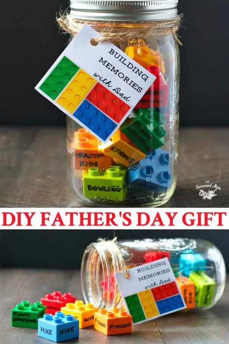 Nothing beats a homemade gift from the heart! Enjoy quality time together and create an easy DIY Father's Day Gift that will build memories to last a lifetime! Building Memories, Diy Father's Day, Fathers Day Gifts Ideas, Homemade Fathers Day Gifts, Diy Easter Gifts, Diy Gifts For Dad, Diy Xmas Gifts, Diy Gifts For Him, Diy Father's Day Gifts