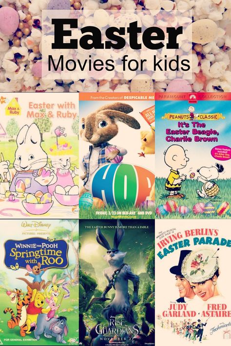 Easter Movies For Kids, Family Movies To Watch, Prek Easter, Easter Movies, Easter Rocks, Movies For Kids, Easter Week, Kids Movies, Holiday Movies