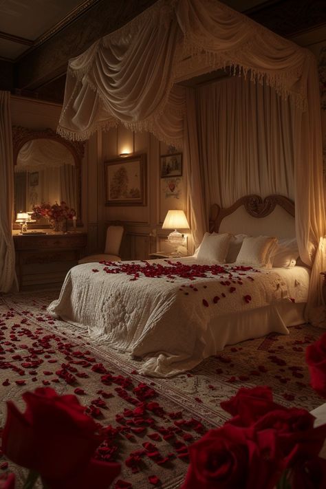 Romantic Hotel Rooms, Living Room Glam, Royal Bedroom, Glam Bedroom Decor, Victorian Bedroom, Big Bedrooms, Feminine Bedroom, Glam Bedroom, Romantic Room