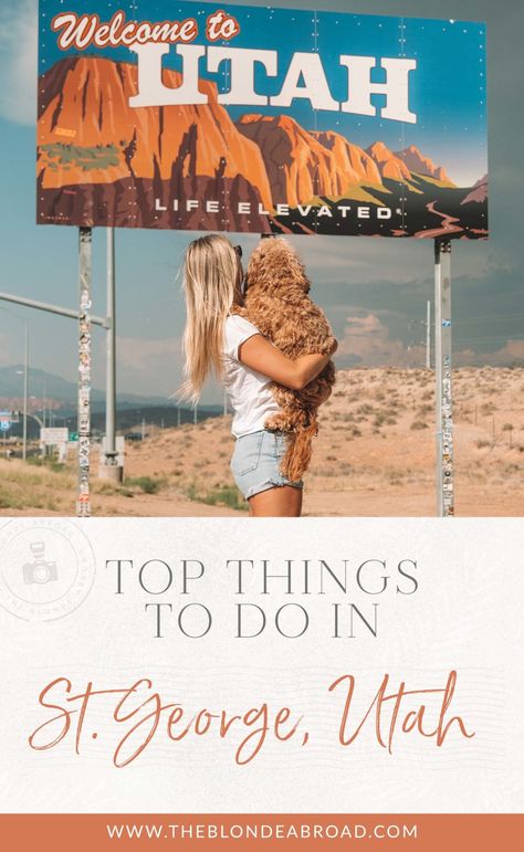 Top Things to Do in St. George, Utah • The Blonde Abroad Utah National Parks Road Trip, Utah Parks, Snow Canyon State Park, Utah Vacation, Utah Road Trip, St George Utah, Cedar City, Utah Travel, Destinations Travel