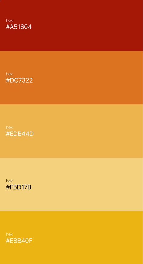 Red Orange Yellow Palette, Tumeric Colour Palette, 12 Color Palette Colour Schemes, Rengoku Color Palette, Joyful Colour Palette, Color Pallets Yellow, Serious Color Palette, Orange Pantone Colour Palettes, Yellow Pallet Colour Palettes