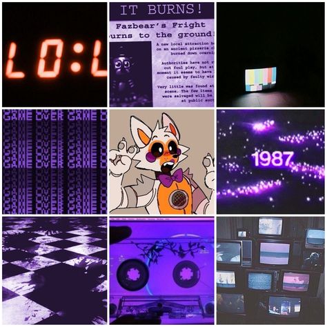 Splatoon Moodboard, Fnaf Moodboard, Funtime Animatronics, Fnaf Aesthetic, Moodboard Design, Moodboard Inspo, Adopt Idea, Moodboard Ideas, Monster Theme