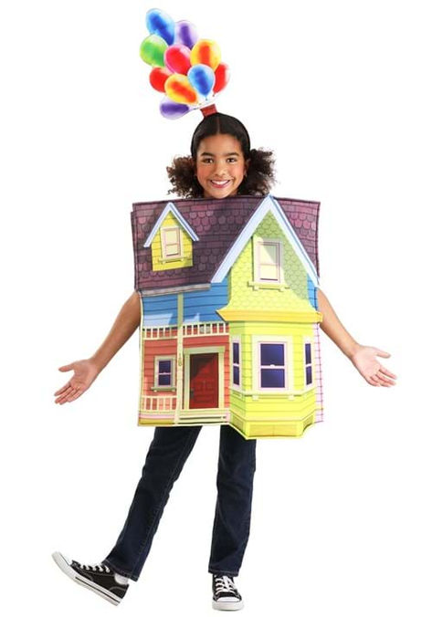 This is an exclusive Kid's Disney and Pixar UP House Costume. Up House Costume, Pixar Up House, House Costume, Costume Disney, Backyard Adventure, Up Costume, Disney Pixar Up, Costume For Kids, Disney And Pixar