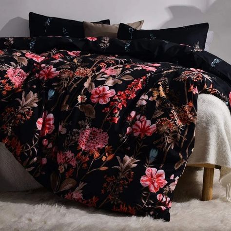 Winston Porter Hydesdale Organic Microfiber 3 Piece Duvet Cover Set & Reviews | Wayfair Floral Comforter Sets, Floral Comforter, Floral Duvet Cover, Boho Bedding, Floral Duvet, Soft Bedding, Comforter Cover, King Duvet, King Duvet Cover