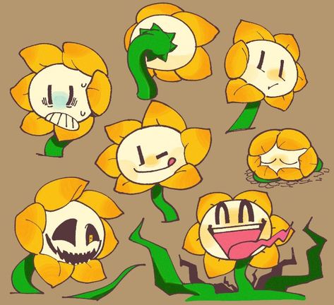 Flowey Undertale Fanart, Flowey Fanart, Asriel Undertale, Undertale Yellow, Undertale Flowey, Flowey The Flower, Stay Determined, Asriel Dreemurr, Undertale Art