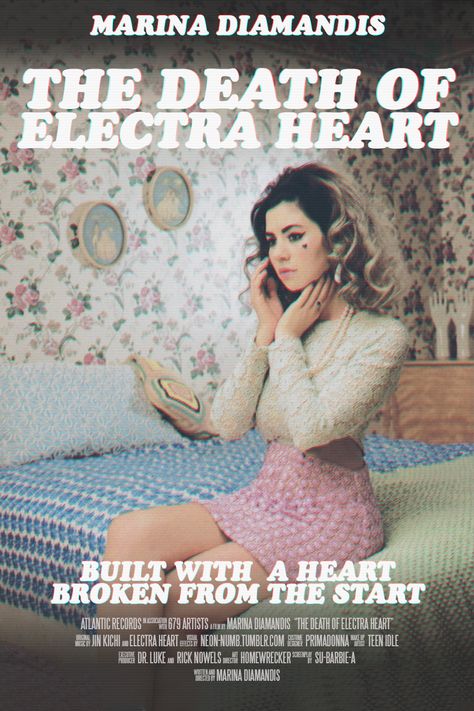 Kendall Core, Art Painting Living Room, Electra Heart, Painting Living Room, Dorm Posters, Marina And The Diamonds, Music Posters, Bedroom Posters, Cute Poster