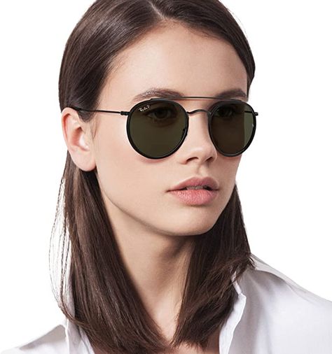 Check out these unisex 51mm Ray Ban Double Bridge sunglasses on Amazon! Comes in various colors. 

#amazon #amazonfinds #amazonfashion #amazonfashionfinds #amazonsunglasses #sunglasses #amazonad #ad Ray Ban Caravan, Wire Sunglasses, Timeless Sunglasses, Travel Fashion Girl, Round Metal Sunglasses, Mirrored Aviator Sunglasses, Polarized Aviator Sunglasses, Classic Sunglasses, Best Black Friday