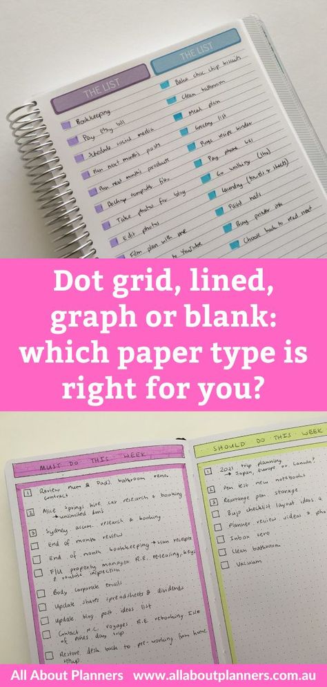 dot grid graph lined or blank which paper type is right for you all about planners tips newbie bullet journaling setup how to choose a notebook bujo Bullet Journal Graph, Graph Paper Journal, Graph Notebook, Printable Graph Paper, Graph Paper Notebook, List Making, Bullet Journal Tracker, Grid Notebook, Dot Grid Notebook