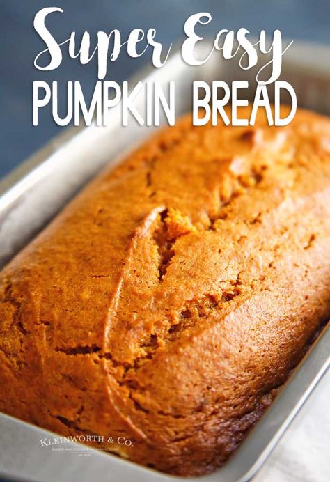 Pumpkin Bread Recipe Easy, Easy Pumpkin Bread, Best Pumpkin Bread Recipe, October Morning, Pumpkin Bread Easy, Moist Pumpkin Bread, Pumpkin Loaf, Pumpkin Pie Mix, Fall Recipe