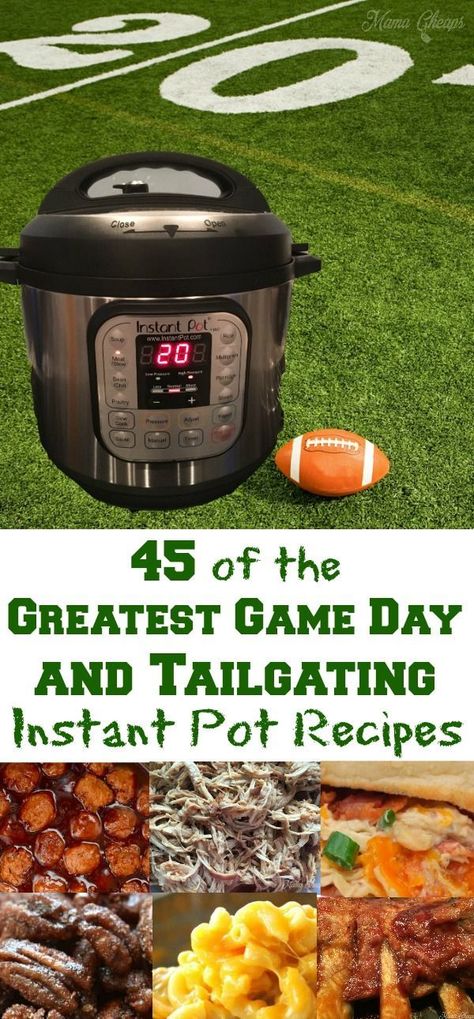 Get Game Day Ready with these 45 of the Greatest Game Day and Tailgating Instant Pot Recipes!!  https://www.mamacheaps.com/2018/01/game-day-and-tailgating-instant-pot-recipes.html Long Knit Dress, Instant Pot Pot Roast, Instant Pot Recipe, Tailgating Recipes, Tailgate Food, Easy Instant Pot Recipes, Football Food, Instapot Recipes, Instant Pot Pressure Cooker