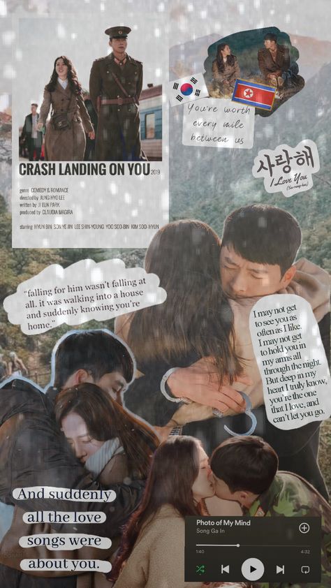 My fav couple 💕 #crashlandingonyou #cloy #hyunbin #sonyejin #kdrama #couple #korea #korean #tvshow #snow #collage #koreandrama #aesthetic Kdrama Collage, Couple Korea, Kdrama Couple, Lee Shin, Hyun Bin, Youre The One, Kim Soo Hyun, Korean Drama, Kdrama