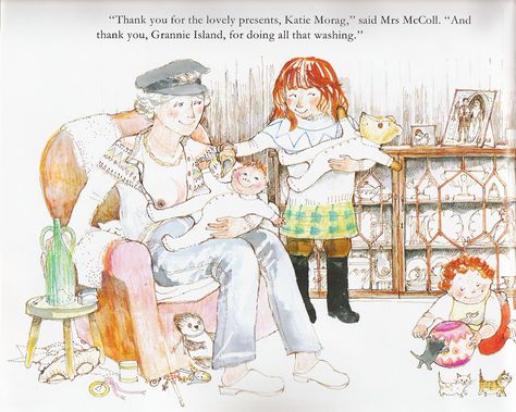 Katie Abey Illustration, Maurice And Katia Krafft, Katie Morag, Katia Maurice Krafft, Matilda Book Illustrations, Child Books Illustration, Banned Books, Kids Story Books, Childrens Stories