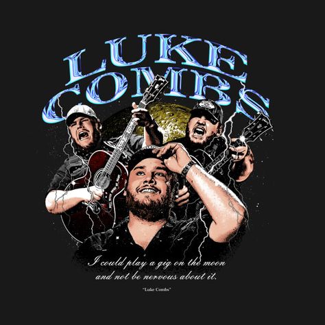 Check out this awesome 'luke+combs' design on @TeePublic! Luke Combs, Kids Magnets, Cool Walls, Case Stickers, Phone Case Stickers, Party Design, Long Sweatshirt, Pillow Art, Colorful Shirts