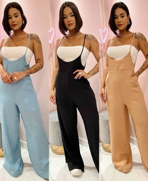 Palazzo Pants Pattern, One Piece Jumper, Pants Pattern, Palazzo Pants, Jumpsuits For Women, Girl Fashion, Jumper, Summer Outfits, Summer Fashion