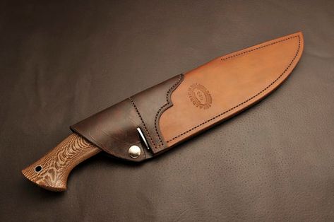 Aldrich Knife & Tool - Bowies, Camp Knives and Fighters — Aldrich Knife & Tool Knife Sheath Pattern, Leather Knife Sheath Pattern, Leather Working Projects, Leather Knife Sheath, Leather Wallet Pattern, Leather Craft Projects, Edge Guard, The Guard, Knife Sheath