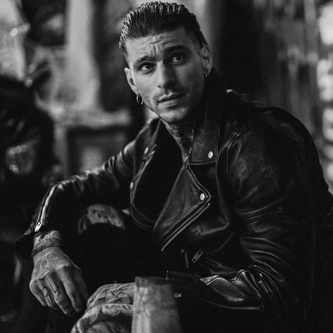 Stefanos Milatos, Steve Milatos, Leather Fashion Men, Bookstagram Inspiration, Leather Jacket Men, Leather Fashion, Leather Jacket, Leather, On Instagram