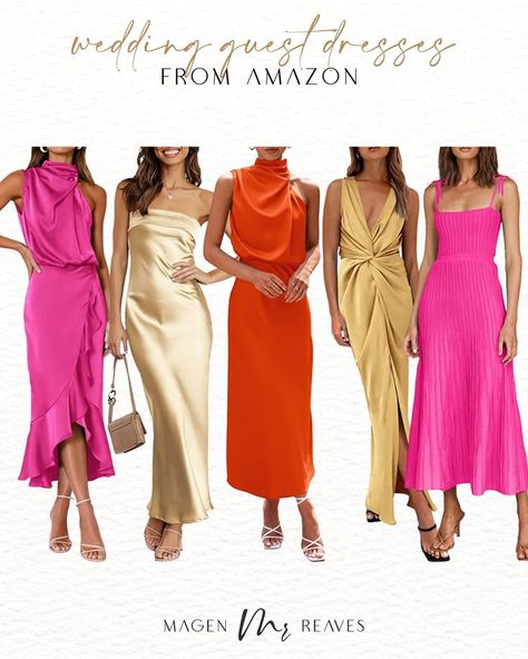 Restaurant Wedding Guest Outfit, Semi Formal Wedding Attire Amazon, Amazon Wedding Guest Dress Summer, Formal Wedding Guest Dress Amazon, Beach Formal Wedding Guest For Women, Cancun Wedding Outfit Guest, Italian Wedding Guest Outfit, Beach Chic Outfit Wedding Guest, Italian Wedding Guest Dress