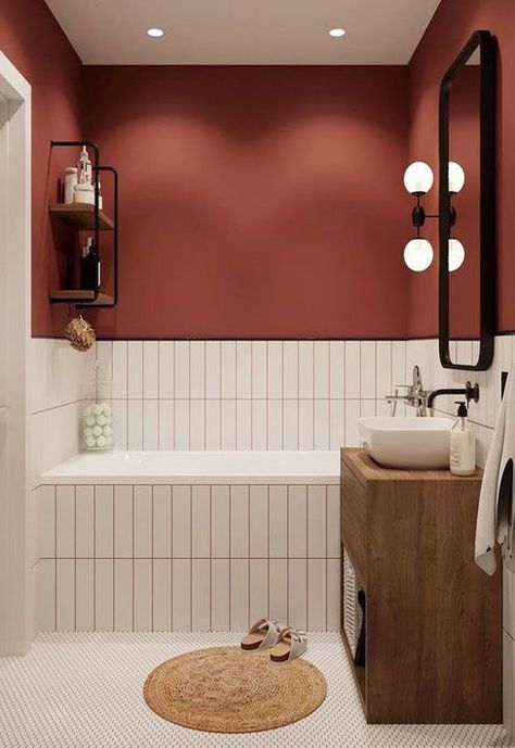 تصميم دورة مياه, Fall Bathroom Decor, Fall Bathroom, Bilik Air, Bad Design, Shower Remodel, White Tiles, Diy Bathroom, On The Floor