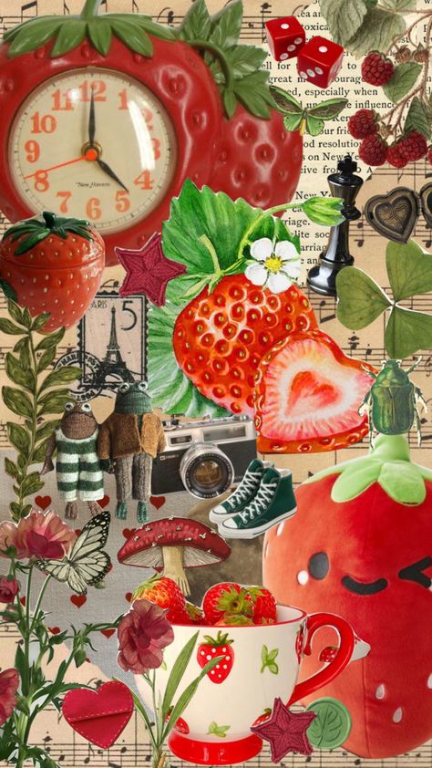 🍓 #aesthetic #moodboard #vintage #strawberry Strawberry Mood Board, Strawberry Moodboard, Strawberry Cookies, Vintage Strawberry, Aesthetic Moodboard, Cookie Run, Inspiration Board, Strawberry Shortcake, Instagram Aesthetic