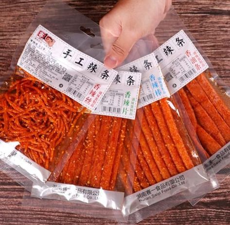 Latiaochinese Snack, Korean Store, Chinese Snacks, Trashy Outfits, Korean Snacks, Spicy Snacks, Meal Of The Day, Food Snapchat, Recipe Of The Day