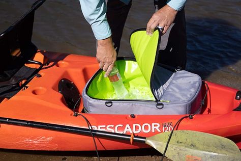 Amazon These are some of the best coolers for kayaks available today. It's hard to beat a day spent paddling a kayak. It won't be long before the weather warms up and we're hitting our favorite lakes and streams for the first paddling adventure of the year. The only thing that can make a day on […] The post Coolers for Kayaks: 6 Choices to Keep Your Drinks Cold All Day on the Water appeared first on Wide Open Spaces. Kayak Cooler, Kayak Fishing Tips, Recreational Kayak, Kayak Storage, Cooler Designs, Wide Open Spaces, Inflatable Kayak, Kayak Trip, Fishing Rod Holder