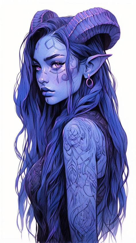 [ save & follow ] - (◍•ᴗ•◍) Dnd Tiefling, 100k Followers, Dungeons And Dragons Characters, Dnd Art, Exploring The World, Arte Fantasy, Fantasy Rpg, Character Creation, Dnd Characters