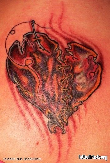 Sewn Hearts, Diy Valentinstag, Hearts Tattoo, Anatomical Heart Tattoo, Stitch Tattoo, Sick Tattoo, Heart Tattoos, Heart Tattoo Designs, Dad Tattoos