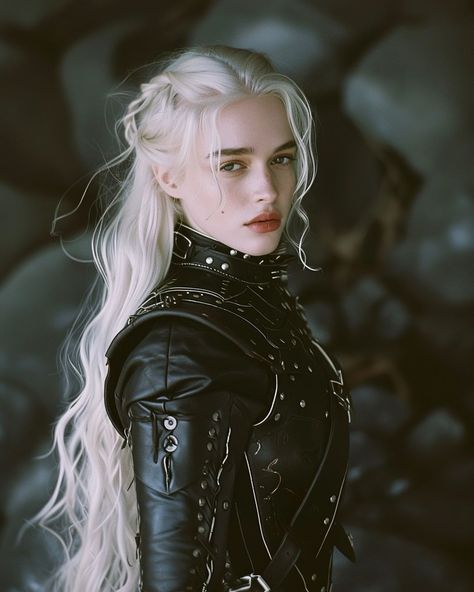 Old Valyria: Aerelys Nohaelor (5793 BC) #GOT #HOTD #oldvalyria #gameofthrones #houseofthedragon | Instagram Long White Hair, Targaryen Art, Targaryen Aesthetic, Queen Aesthetic, Female Character Inspiration, Face Characters, March 17, Character Portraits, White Hair