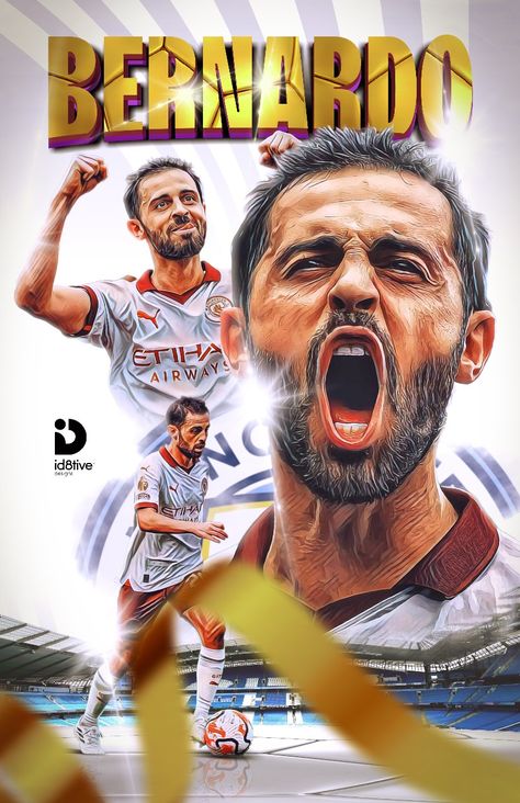 Bernardo Silva Manchester City player sports poster design idea Sport Moodboard, Neymar Poster, Manchester City Jersey, Sports Poster Design, Explosion Drawing, Poster Grafico, Bernardo Silva, Sports Design Ideas, Digital Ads