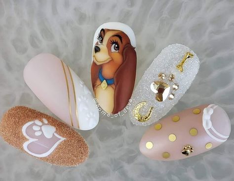 Disney Princess Nails, Owl Nails, Minion Nails, Disney Acrylic Nails, Funky Nail Art, Nail Drawing, Nail Art Disney, Really Cute Nails, Ugly Duckling