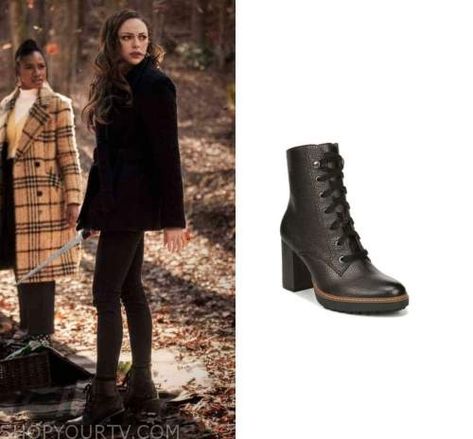 Outfits With Lace Up Boots, Legacies Outfits, Vampire Diaries Outfits, Worn On Tv, Black Lace Up Boots, Serena Van, Wardrobe Clothes, Hope Mikaelson, Clothes Style