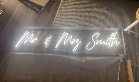 Mr & Mrs Smith, Neon Wedding, The Smiths, Wedding Dreams, Wedding Sign, Neon Sign, Will Smith, Wedding Signs, Future Wedding