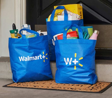 FAQ | Walmart+ membership | Walmart Plus Walmart Groceries, Walmart Customers, Thanksgiving Hat, How To Save Gas, Walmart Store, Free Groceries, Outdoor Store, Grocery Delivery, Delivery Groceries