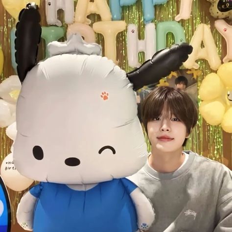 seungmin icon #seungmin #straykids #icon Seungmin And Pochacco, Seungmin Pochacco, Straykids Icon, Seungmin Straykids, Birthday Icon, 23rd Birthday, Photoshoot Inspo, Skz In Cute, Stray Kids Seungmin