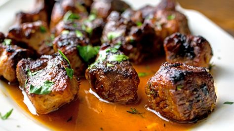 Haitian Pork Griot Recipe - NYT Cooking Pork Griot, Haitian Cuisine, French Caribbean, Carribean Food, Haitian Food Recipes, Caribbean Cuisine, Nyt Cooking, Island Food, Pork Shoulder